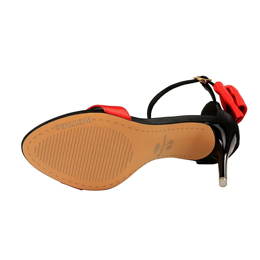 Amozae-  Women 10cm High Heels Platform Green Red Sandals Stiletto Fetish Strap Stripper Purple  Shoes Lady Gladiator Summer Sandles