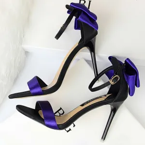 Amozae-  Women 10cm High Heels Platform Green Red Sandals Stiletto Fetish Strap Stripper Purple  Shoes Lady Gladiator Summer Sandles