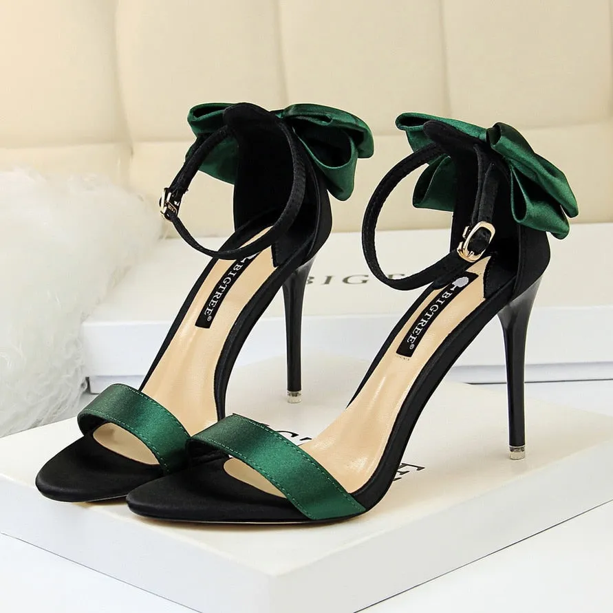 Amozae-  Women 10cm High Heels Platform Green Red Sandals Stiletto Fetish Strap Stripper Purple  Shoes Lady Gladiator Summer Sandles