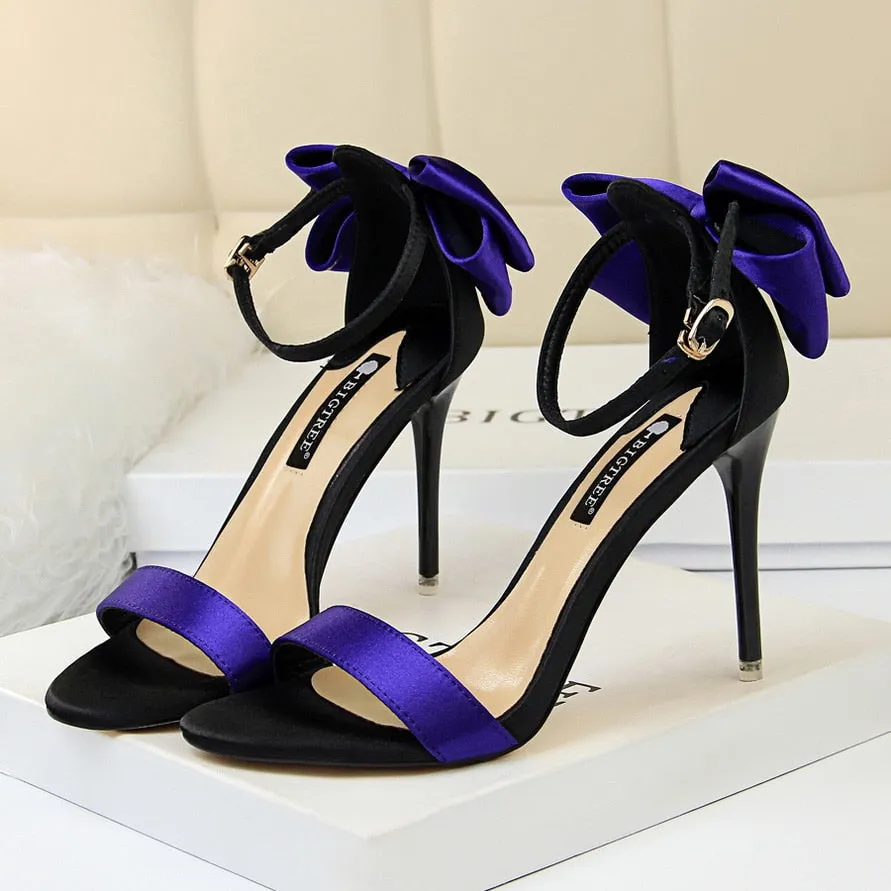 Amozae-  Women 10cm High Heels Platform Green Red Sandals Stiletto Fetish Strap Stripper Purple  Shoes Lady Gladiator Summer Sandles