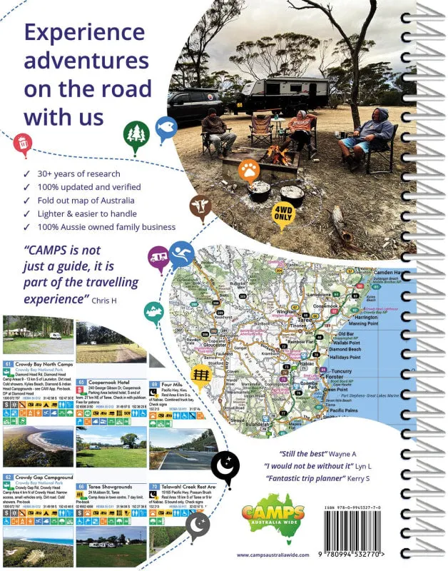 Camps Australia Wide B4 Campsite Photos and Larger Maps | Camp 12 | Easy to Read