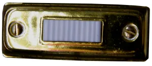 Lighted Gold Slim Bar Doorbell Pushbutton BC265LG