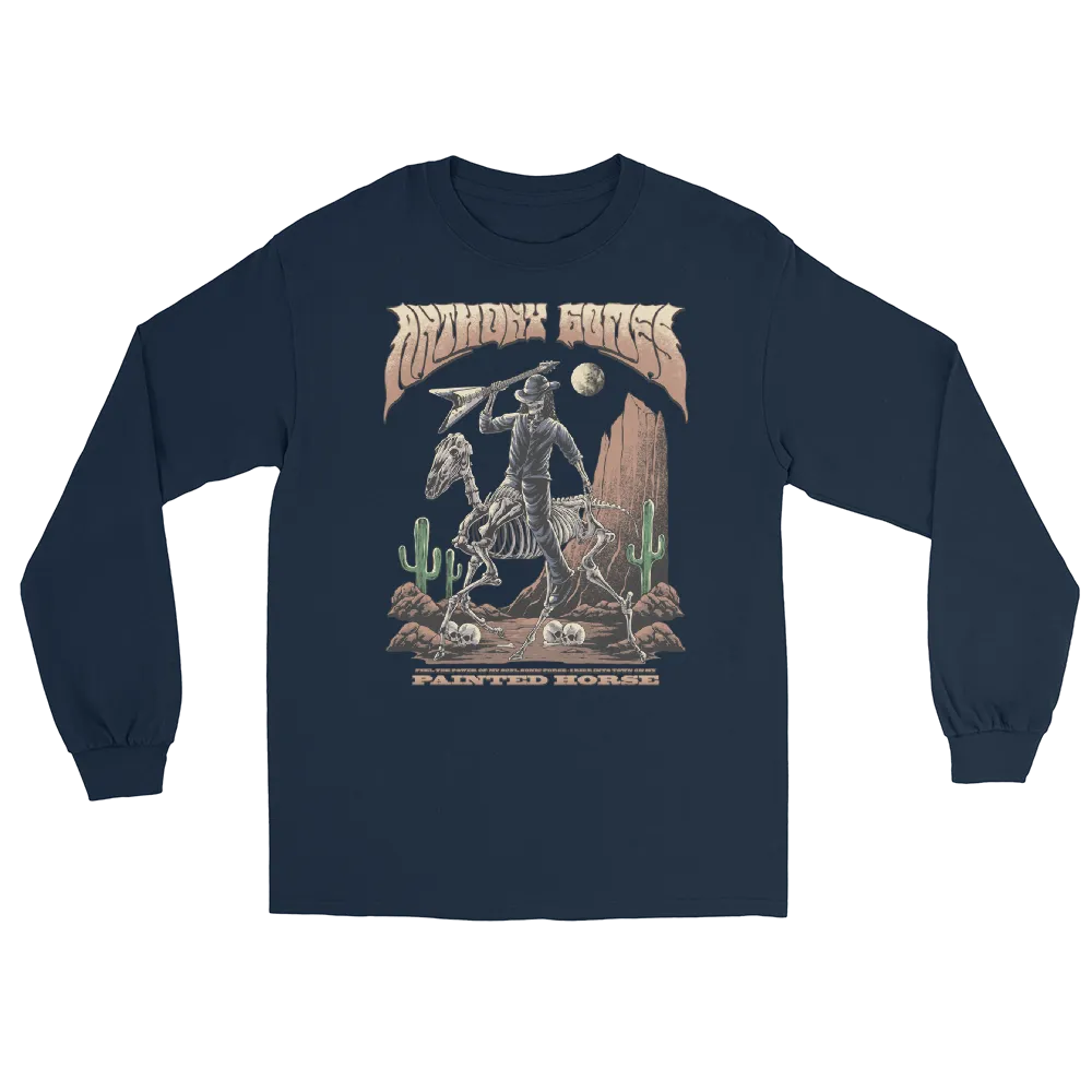 Painted Horse Long Sleeve - Available in 3 Colors (S - 4XL)