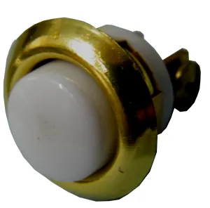 Round Flush Lighted 5/8" Doorbell Pushbutton BC205LB