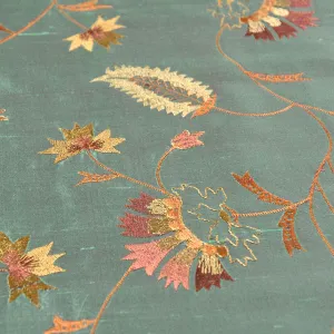 Silk Clutch Bag in Aqua Teal