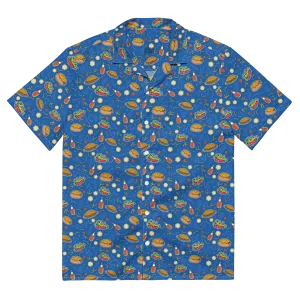 Skyline Chili Blue Button Down